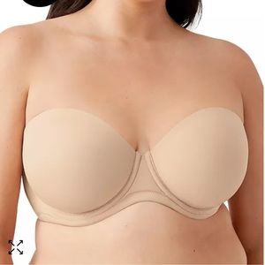 Wacoal red carpet full figure strapless underwire bra